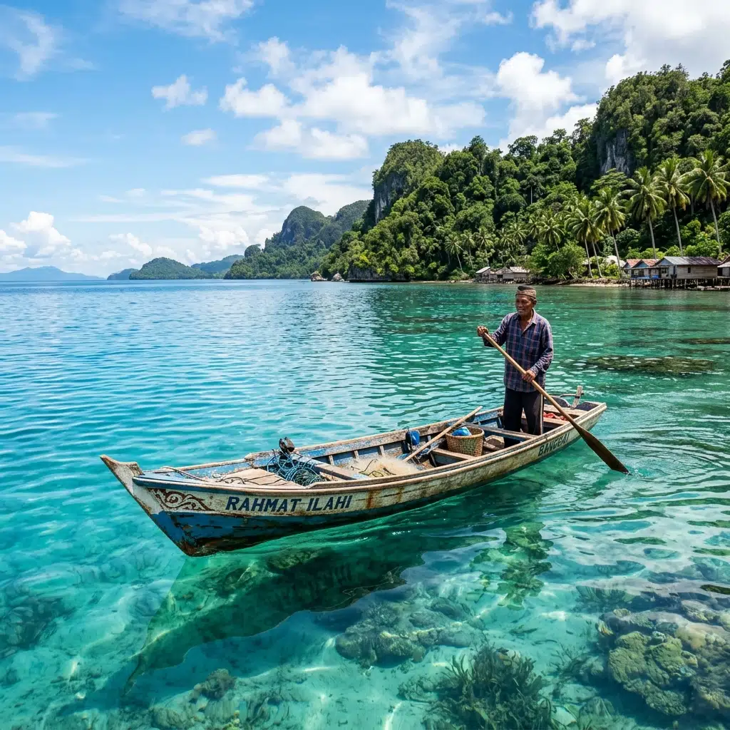 Local fishing boats Banggai